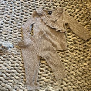 12 month 2-piece ribbed H&M outfit